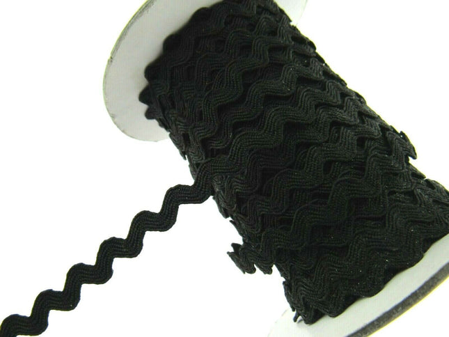 Ric Rac Ribbon Trimming Braid 6mm Wide 3m Lengths Rik Rak Braiding - ThreadandTrimmings