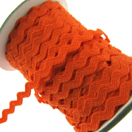 Ric Rac Ribbon Trimming Braid 6mm Wide 3m Lengths Rik Rak Braiding - ThreadandTrimmings