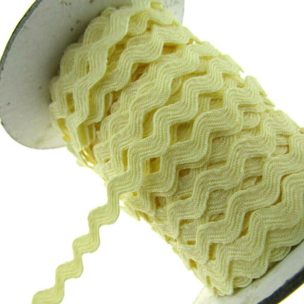 Ric Rac Ribbon Trimming Braid 6mm Wide 3m Lengths Rik Rak Braiding - ThreadandTrimmings