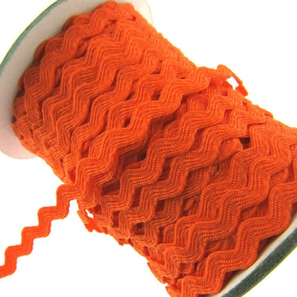 Ric Rac Ribbon Trimming Braid 6mm Wide 3m Lengths Rik Rak Braiding - ThreadandTrimmings