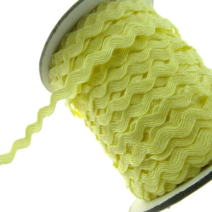 Ric Rac Ribbon Trimming Braid 6mm Wide 3m Lengths Rik Rak Braiding - ThreadandTrimmings