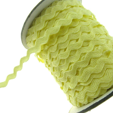 Ric Rac Ribbon Trimming Braid 6mm Wide 3m Lengths Rik Rak Braiding - ThreadandTrimmings