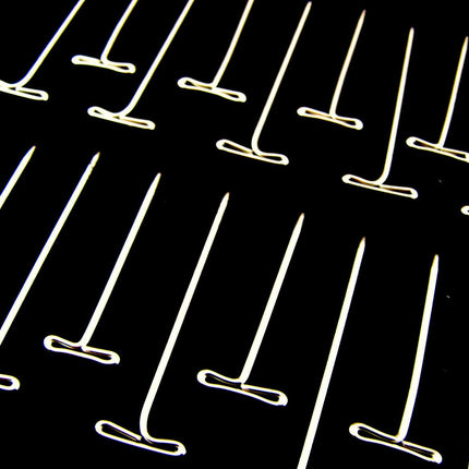 T Pins Nickel Plated Hardened Steel T Pins For Macrame Modelling & Wig Craft - ThreadandTrimmings