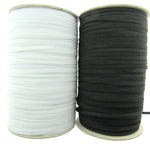 6 CORD ELASTIC - BLACK or WHITE ( 4mm APPROX) - ThreadandTrimmings
