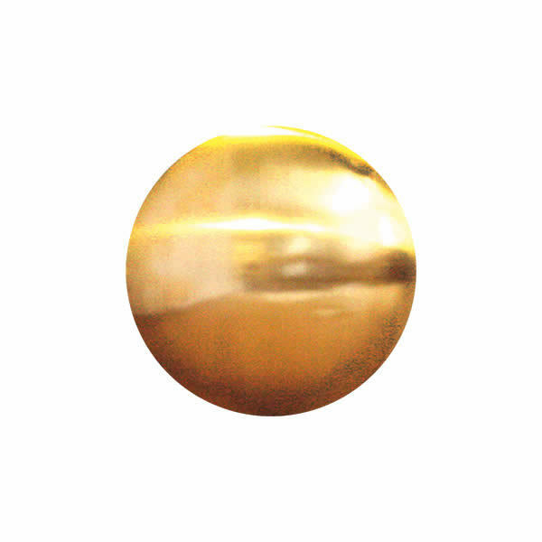 Round Gold Domed Buttons - Shiny Gold Domed Plastic with Shank Buttons (B897) - ThreadandTrimmings
