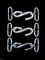 Snake Belt Buckles - Silver Colour "S" Shape - 25mm Insert for Elastic