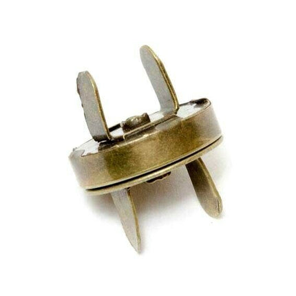 Round Magnetic Clasps for Bag Leather Makers Button Fastener 18mm 14mm 4 Colours - ThreadandTrimmings