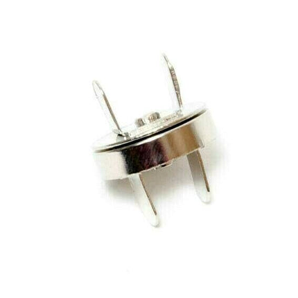Round Magnetic Clasps for Bag Leather Makers Button Fastener 18mm 14mm 4 Colours - ThreadandTrimmings