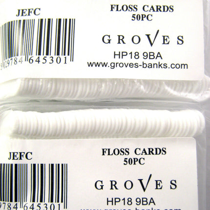 Plastic Floss Cards For Winding & Storing Embroidery & General Thread - 50 Pcs - ThreadandTrimmings