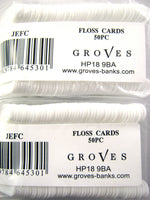 Plastic Floss Cards For Winding & Storing Embroidery & General Thread