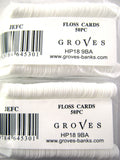 Plastic Floss Cards For Winding & Storing Embroidery & General Thread