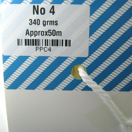 White Polyester Piping Cord- 6 SIZES - 2mm, 2.5mm, 3mm, 4mm, 4.5mm, 5mm - ThreadandTrimmings