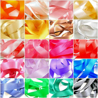 Double Sided Satin Polyester Ribbon Woven Edge 10mm - Choice of 27 Colours