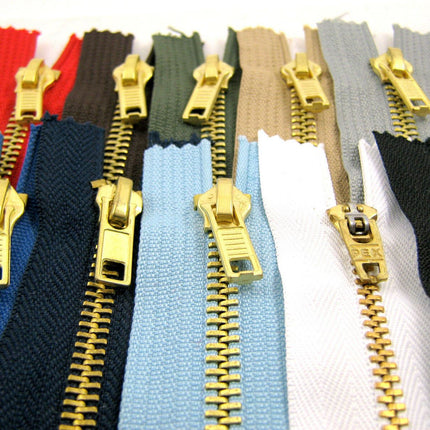 Denim Jean Zips - Sizes 6", 7" and 8"  - Available in 10 Colours - ThreadandTrimmings