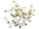 Brass Safety Pins - Three Sizes - 19mm / 22mm / 28mm