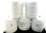 Bleached White 100% Cotton Piping Cord - Whole Rolls - 500 Gram -Half Kilo Rolls