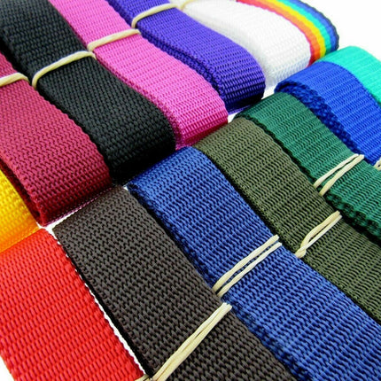 Strong Bag Webbing Strapping Polypropylene Webbing 25mm 40mm 50mm - ThreadandTrimmings