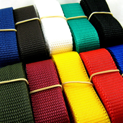 Strong Bag Webbing Strapping Polypropylene Webbing 25mm 40mm 50mm - ThreadandTrimmings