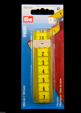 Extra Long Tape Measure Fiberglass Professional Tailoring by Prym 100" 254cm - ThreadandTrimmings