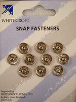 SNAP FASTENERS / NICKLE PLATED BRASS SNAP FASTENERS - RUST PROOF