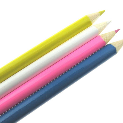 Chalk Pencils Tailors Dressmaker Fabric Markers or Quilters - 17cm Long - 4 Cols - ThreadandTrimmings