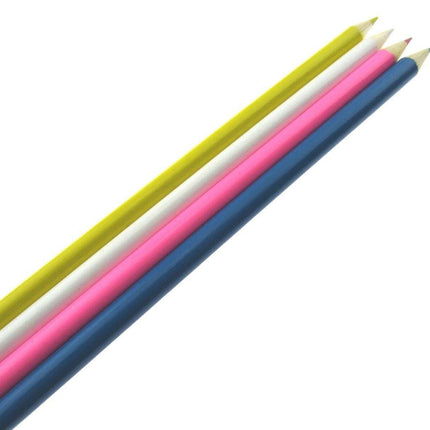 Chalk Pencils Tailors Dressmaker Fabric Markers or Quilters - 17cm Long - 4 Cols - ThreadandTrimmings