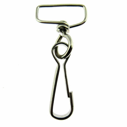 Metal Dog Hooks 30mm 10pcs For Dog Leads and Attaching Straps to Bags - ThreadandTrimmings