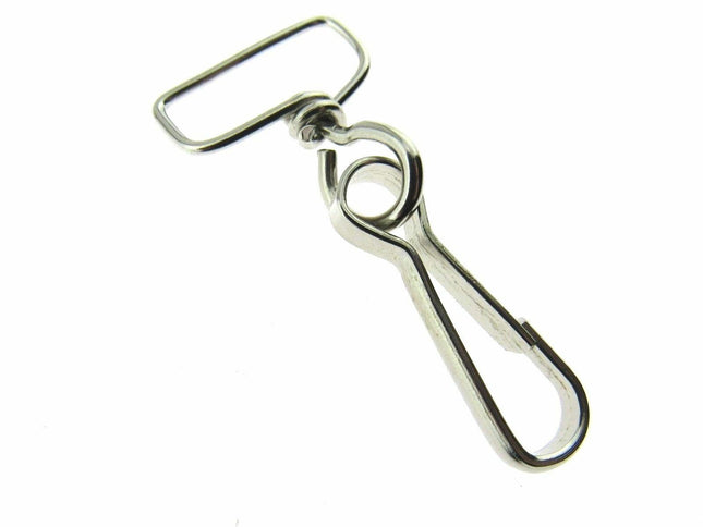 Metal Dog Hooks 30mm 10pcs For Dog Leads and Attaching Straps to Bags - ThreadandTrimmings