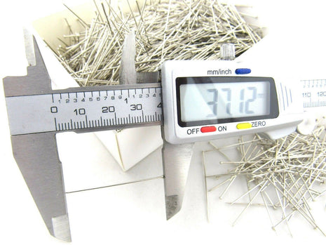 Steel Sewing Pins - 37mm Extra Fine Hardened & Tempered Nickel Plated Steel 500g - ThreadandTrimmings
