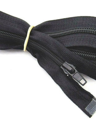 Extra Long Sleeping Bag Zip - 140cm 55" Cosy-Toes Buggy Cover Nylon Open End Zip - ThreadandTrimmings