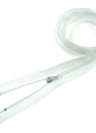 Extra Long Sleeping Bag Zip - 140cm 55" Cosy-Toes Buggy Cover Nylon Open End Zip - ThreadandTrimmings