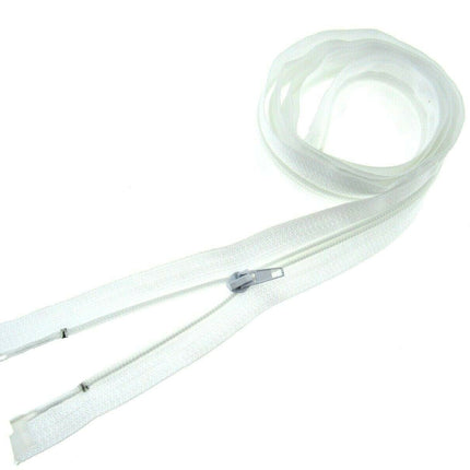 Extra Long Sleeping Bag Zip - 140cm 55" Cosy-Toes Buggy Cover Nylon Open End Zip - ThreadandTrimmings