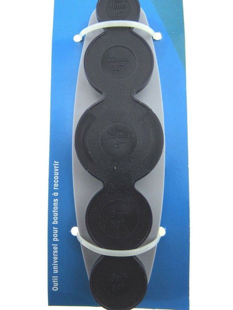 PRYM COVER BUTTON TOOL (MAKES 11mm, 15mm, 19mm, 22mm & 29mm BUTTONS) - ThreadandTrimmings