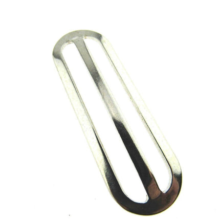 Strong Solid Metal Slider 50mm, 63mm & 75mm to Adjust Shoulder Strap Length CX46 - ThreadandTrimmings