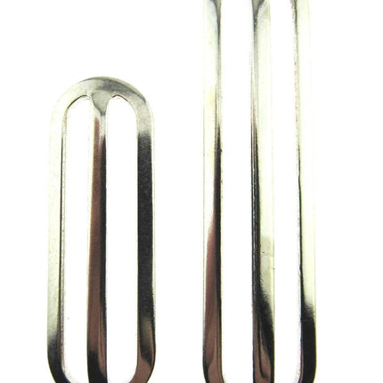 Strong Solid Metal Slider 50mm, 63mm & 75mm to Adjust Shoulder Strap Length CX46 - ThreadandTrimmings