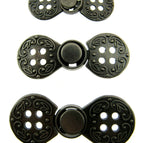 Antique Silver / 16mm / x 3