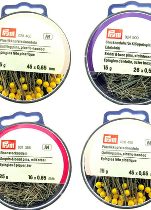 Sewing Pins by Prym - Bridal, Lace, Quilting and Sequin Speciality Pins by Prym - ThreadandTrimmings