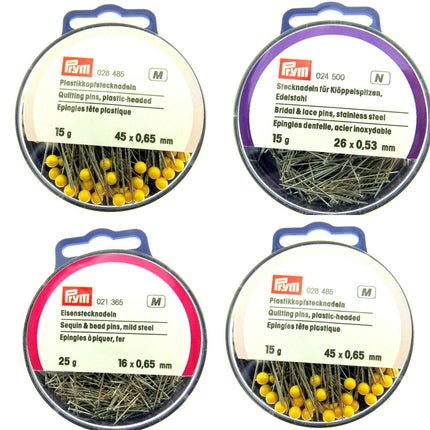 Sewing Pins by Prym - Bridal, Lace, Quilting and Sequin Speciality Pins by Prym - ThreadandTrimmings