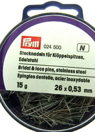 Sewing Pins by Prym - Bridal, Lace, Quilting and Sequin Speciality Pins by Prym - ThreadandTrimmings