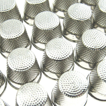 ** CLOSED END DRESSMAKERS THIMBLES - 7 Sizes - (14mm to 18.5mm) - ThreadandTrimmings