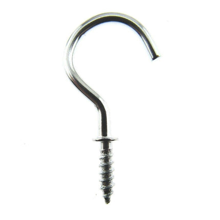 CUP HOOKS (30mm x 20mm) (NICKLE or BRASS) - ThreadandTrimmings