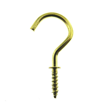 CUP HOOKS (30mm x 20mm) (NICKLE or BRASS) - ThreadandTrimmings