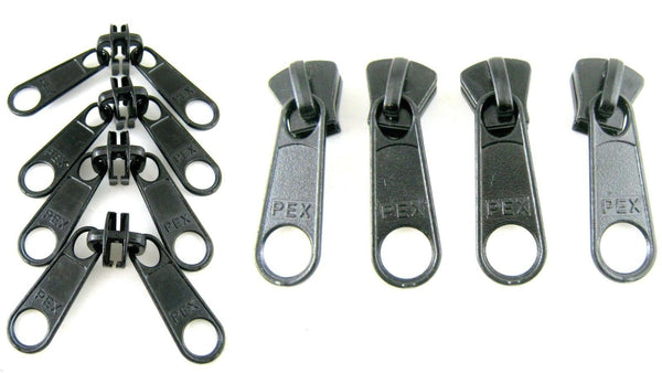 ** Long & Double Zip Puller for Number # 10 Plastic Zip Chain - ThreadandTrimmings