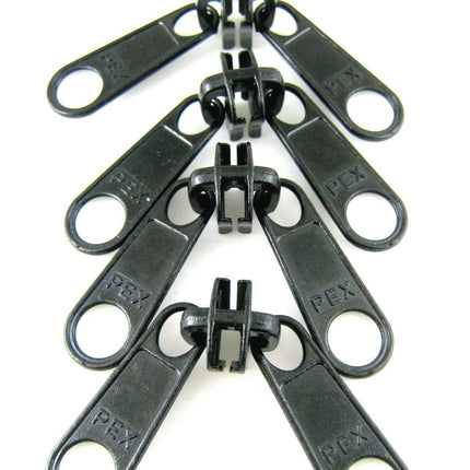 ** Long & Double Zip Puller for Number # 10 Plastic Zip Chain - ThreadandTrimmings