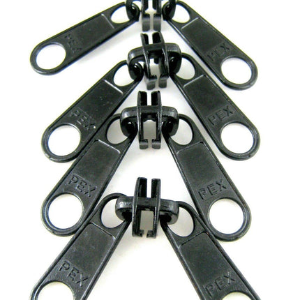 ** Long & Double Zip Puller for Number # 10 Plastic Zip Chain - ThreadandTrimmings