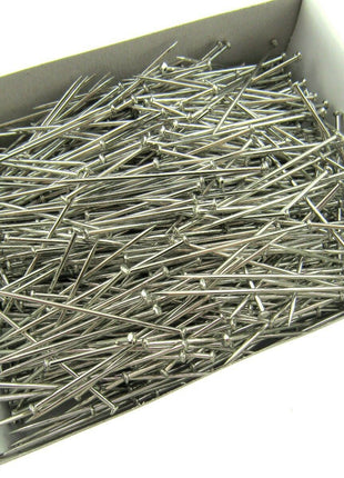 Large Nickel Plated Pins  Size 50mm or 2 " AMAZONA - Approx 1000 Pins -500 gram - ThreadandTrimmings