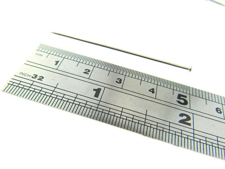 Large Nickel Plated Pins  Size 50mm or 2 " AMAZONA - Approx 1000 Pins -500 gram - ThreadandTrimmings