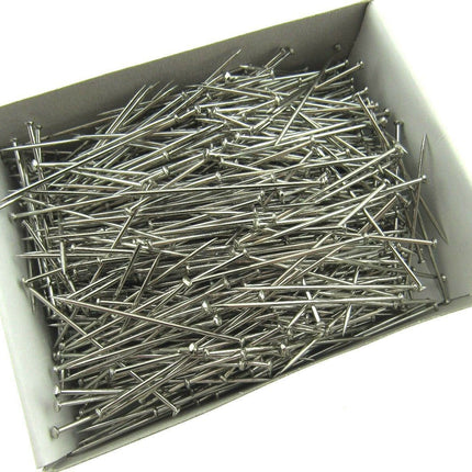 Large Nickel Plated Pins  Size 50mm or 2 " AMAZONA - Approx 1000 Pins -500 gram - ThreadandTrimmings