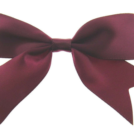 Large Satin Ribbon Bows 8.5cm Wide Ideal for Wedding or Table Decorations - ThreadandTrimmings