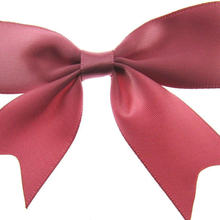 Large Satin Ribbon Bows 8.5cm Wide Ideal for Wedding or Table Decorations - ThreadandTrimmings